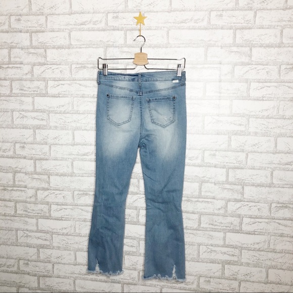 Sky & Sparrow Cropped Distressed Flairs - Picture 8 of 8